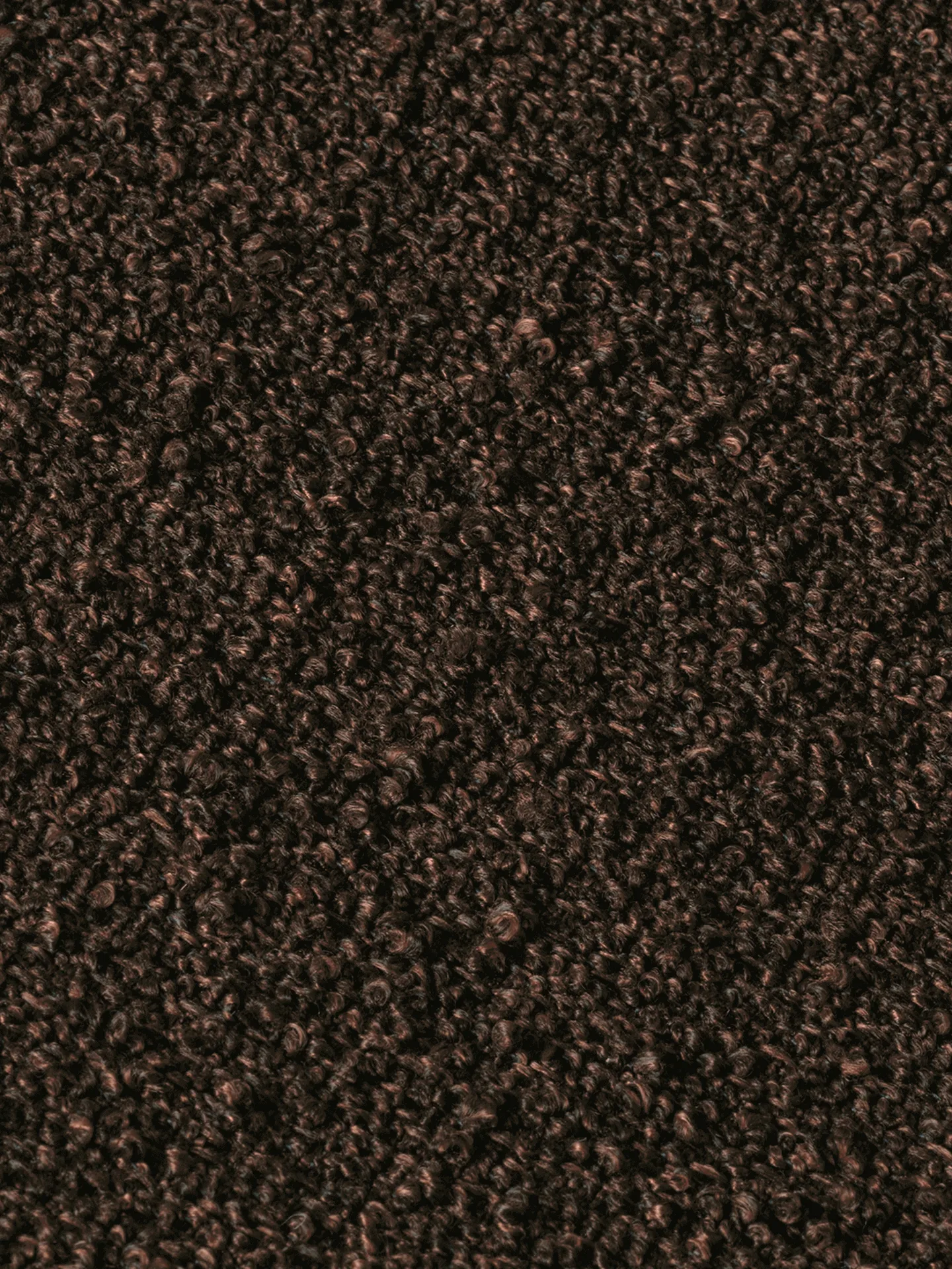 Rouli center module sofa pure bouclé, Chestnut brown Ferm Living