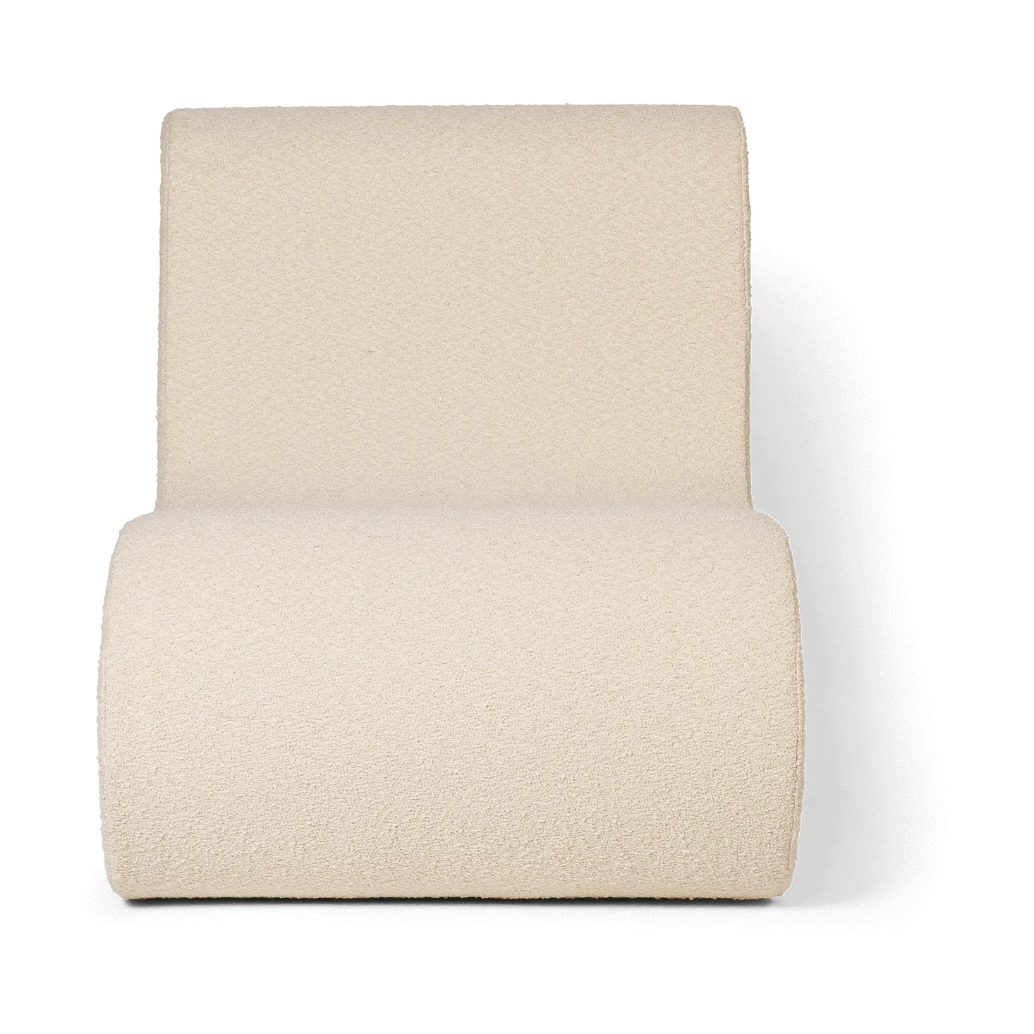 Rouli center module sofa pure bouclé, Off-white Ferm Living