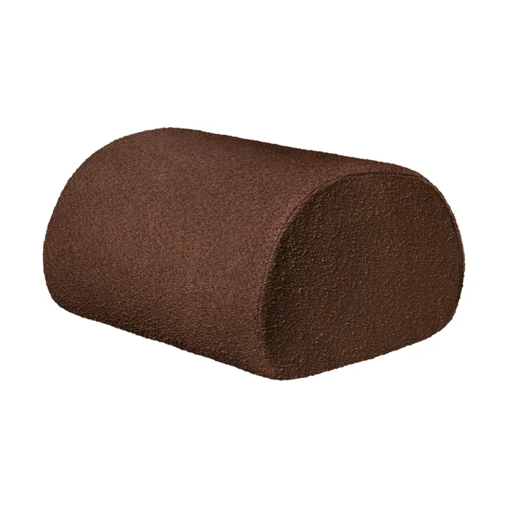 Rouli pouf pure bouclé - Chestnut brown - Ferm Living