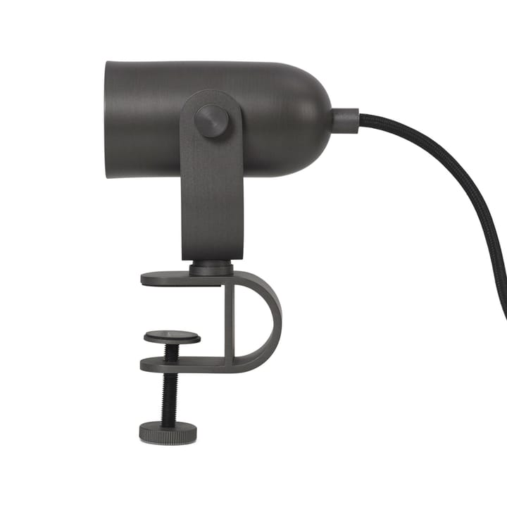 Ruuvi clamp lamp Ø6x16 cm - Blackened iron - ferm LIVING