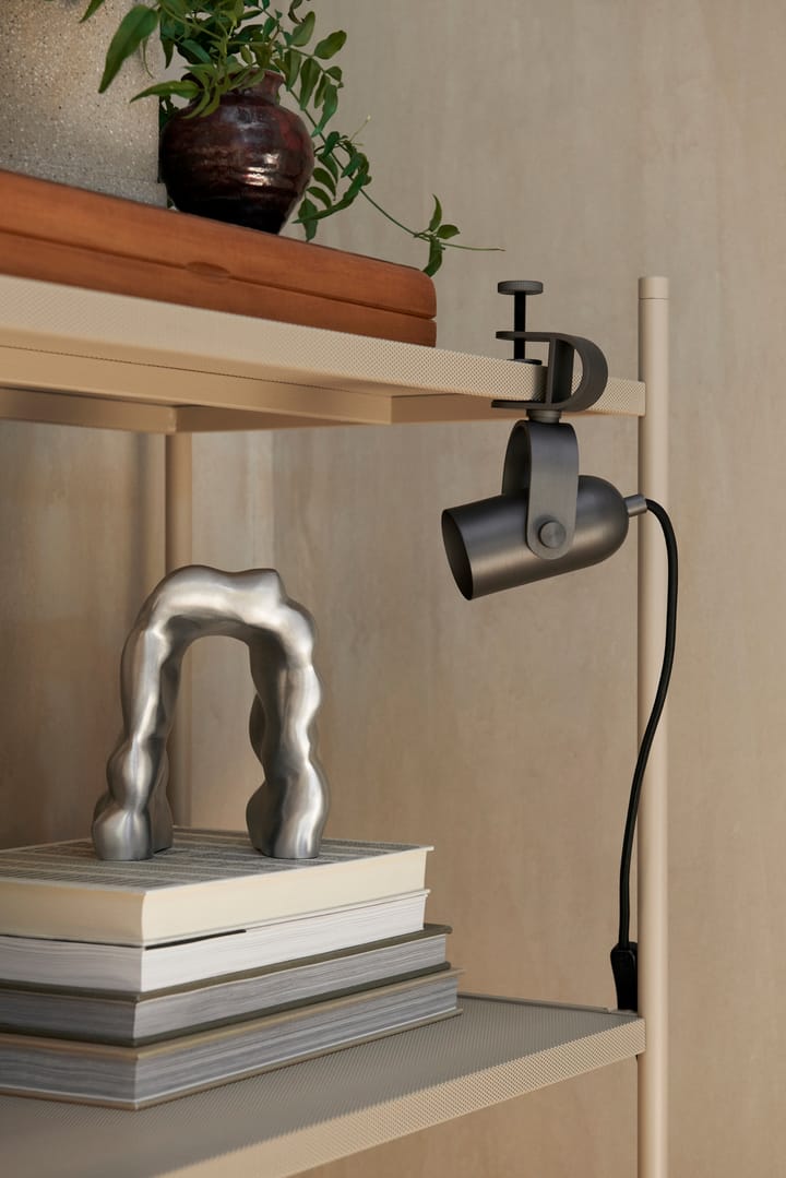 Ruuvi clamp lamp Ø6x16 cm - Blackened iron - ferm LIVING