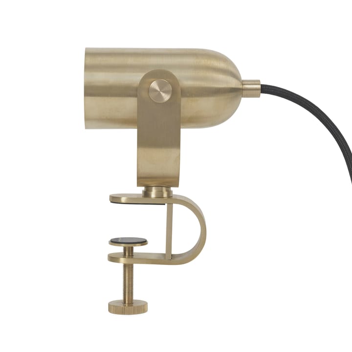 Ruuvi clamp lamp Ø6x16 cm - Brass - ferm LIVING