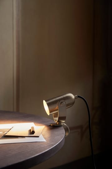Ruuvi clamp lamp Ø6x16 cm - Brass - Ferm Living