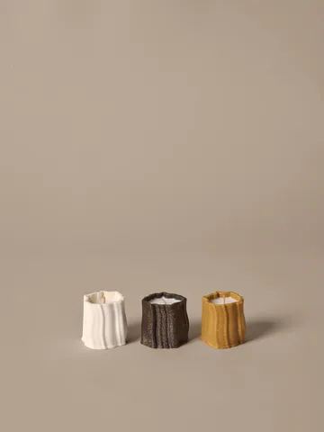 Rylith scented candle 13h 3 pieces - Figs, lemongrass, chamomile - Ferm Living