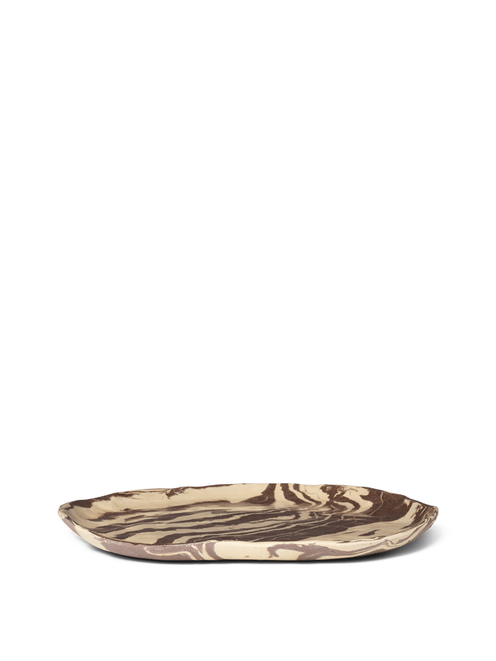 Ryu plate 34 cm - Sandy brown - Ferm LIVING