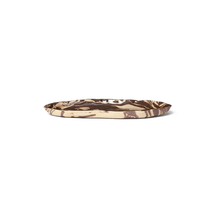 Ryu plate 37 cm - Sandy brown - Ferm Living