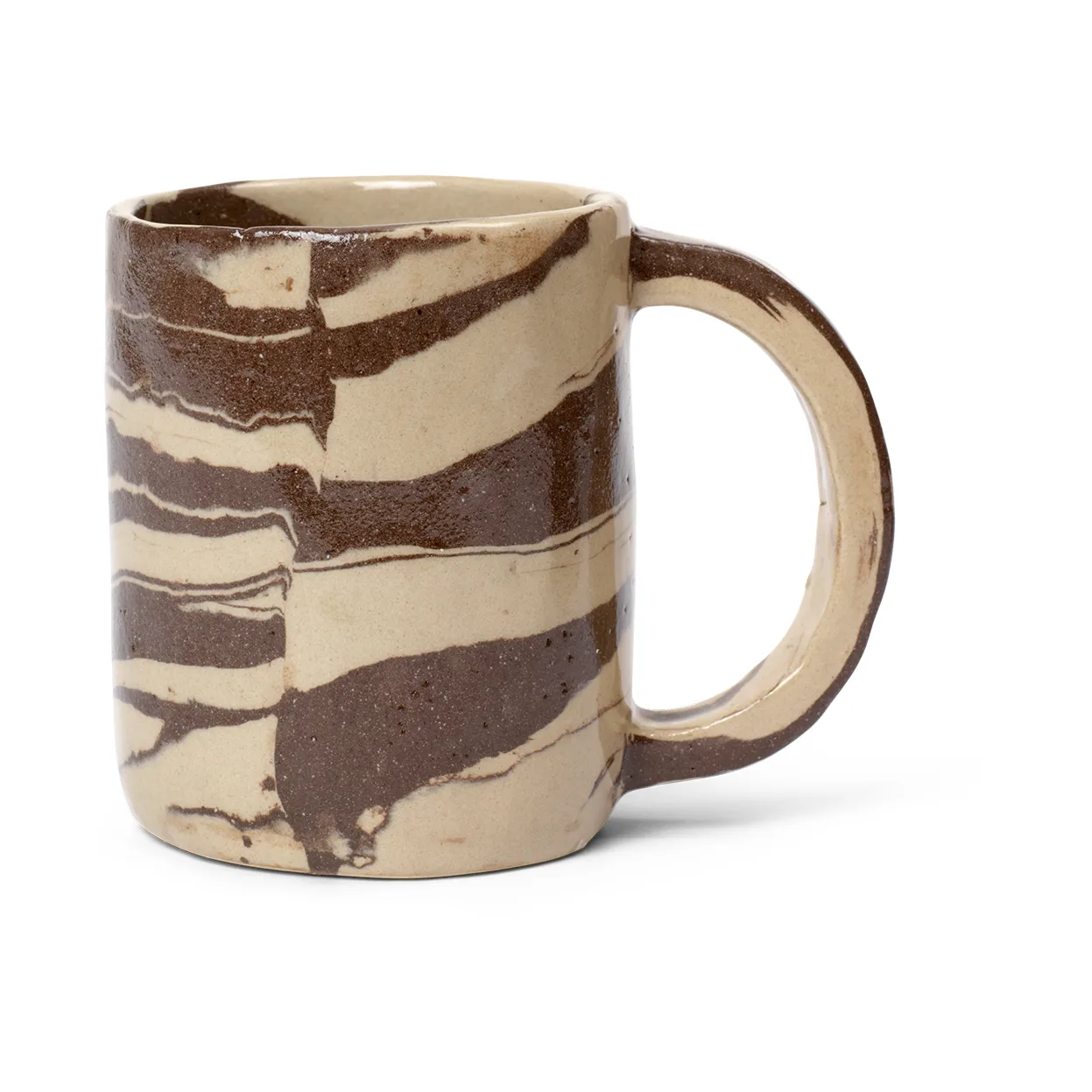 Ferm Living Ryu tall mug 30 cl Sand brown | Scandinavian Design | Coffee cups | Beige