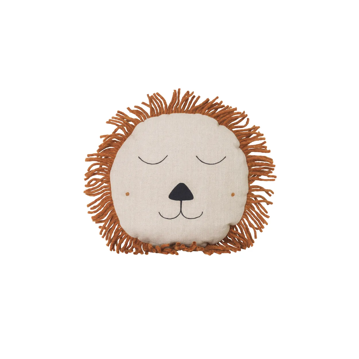 Ferm Living Safari cushion lion natural | Scandinavian Design | Cushions | Brown