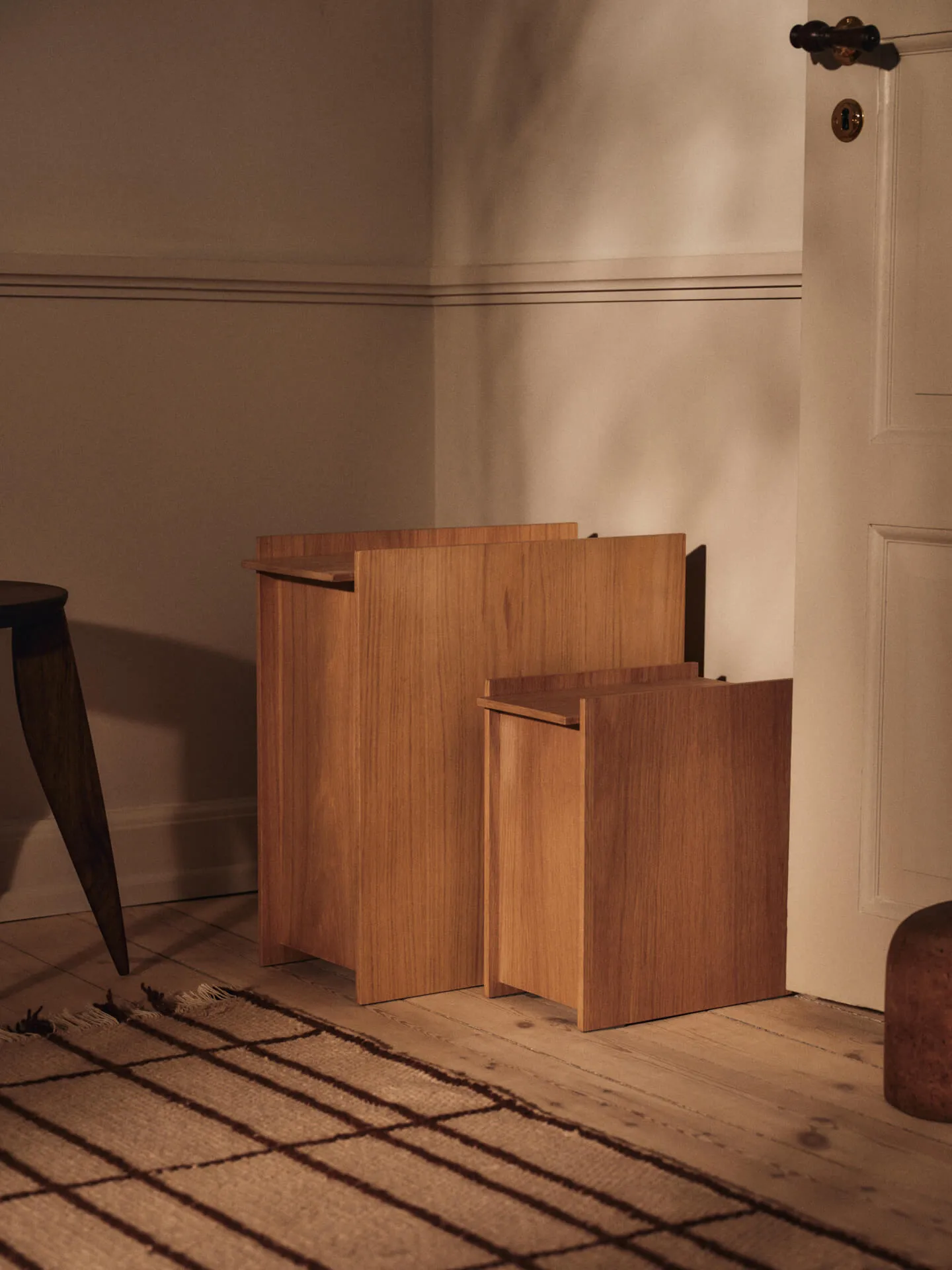 Sama waste bin, Oak, 35 L Ferm Living