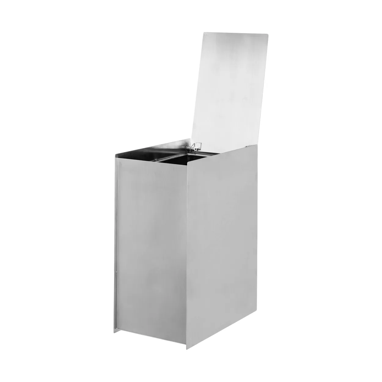 Ferm Living Same bin Brushed stainless steel | Scandinavian Design | Pedal bins | Silver-coloured