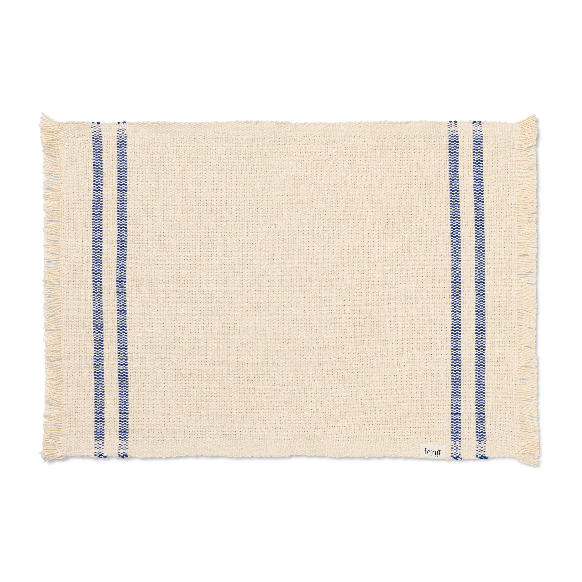 Savor placemat 38x50 cm, Off-white/Blue Ferm Living