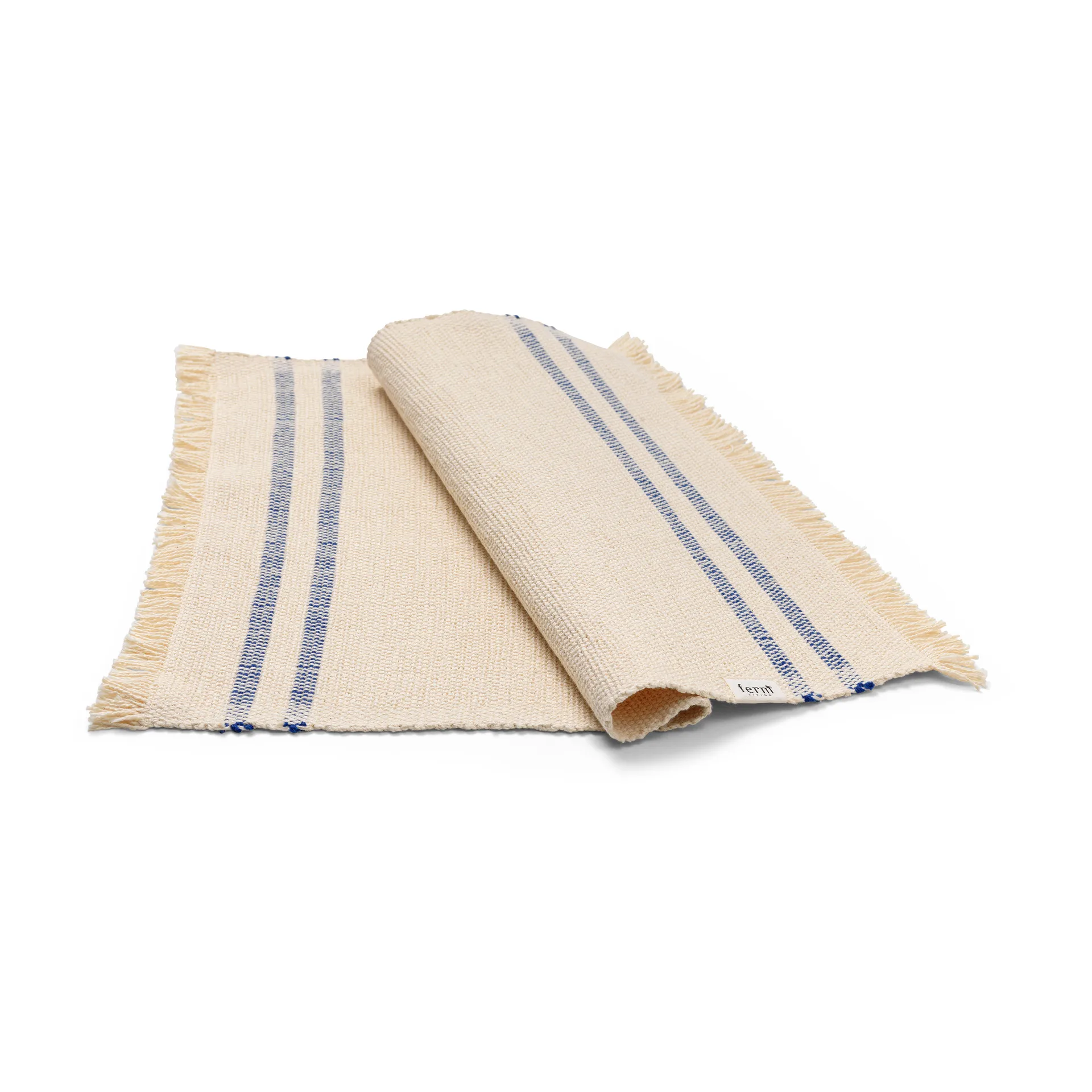 Savor placemat 38x50 cm, Off-white/Blue Ferm Living