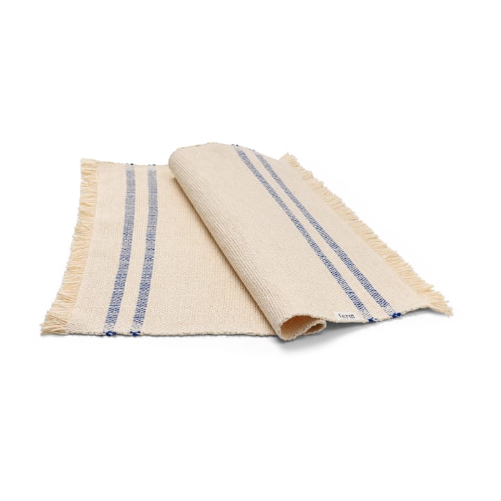 Savor placemat 38x50 cm - Off-white/Blue - ferm LIVING