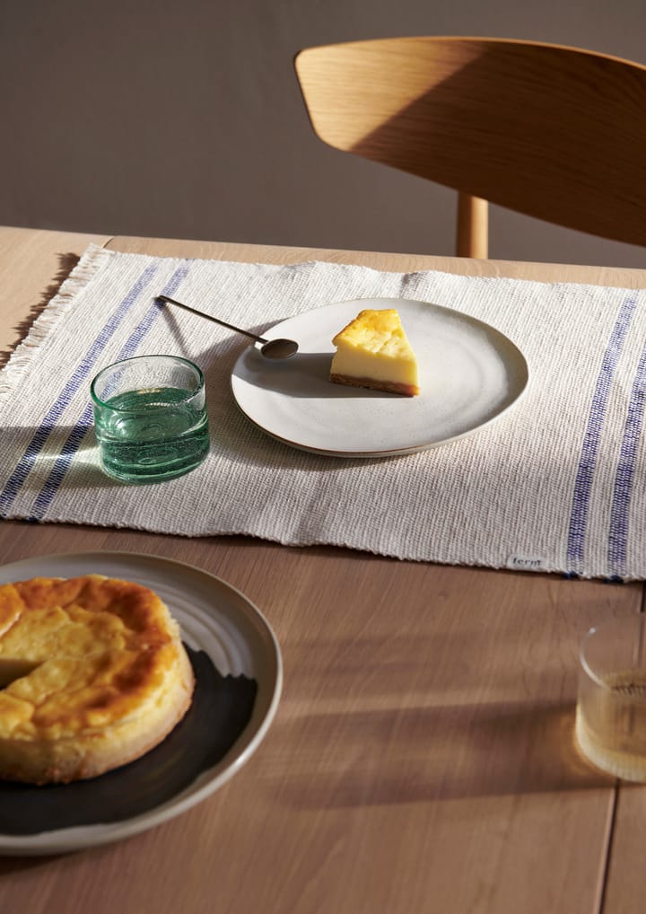 Savor placemat 38x50 cm - Off-white/Blue - ferm LIVING