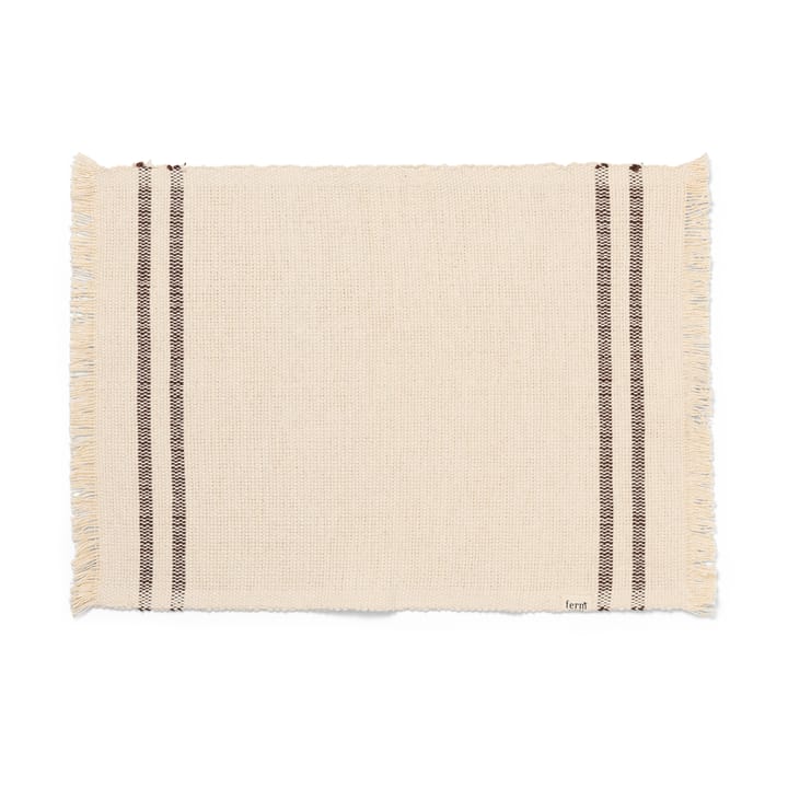 Savor placemat 38x50 cm, Off-white/Chocolate Ferm Living
