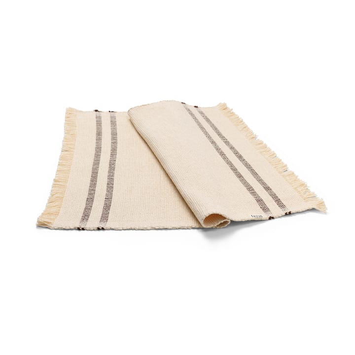 Savor placemat 38x50 cm, Off-white/Chocolate Ferm Living