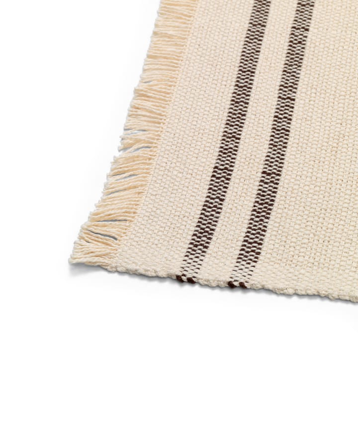 Savor placemat 38x50 cm, Off-white/Chocolate Ferm Living