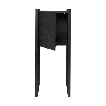 Scarni cabinet - Dark stained ash, 38x40x100 cm - Ferm Living