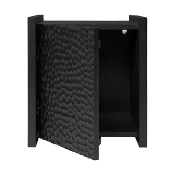 Scarni side table - Dark-stained ash, 38x40x45 cm - Ferm Living