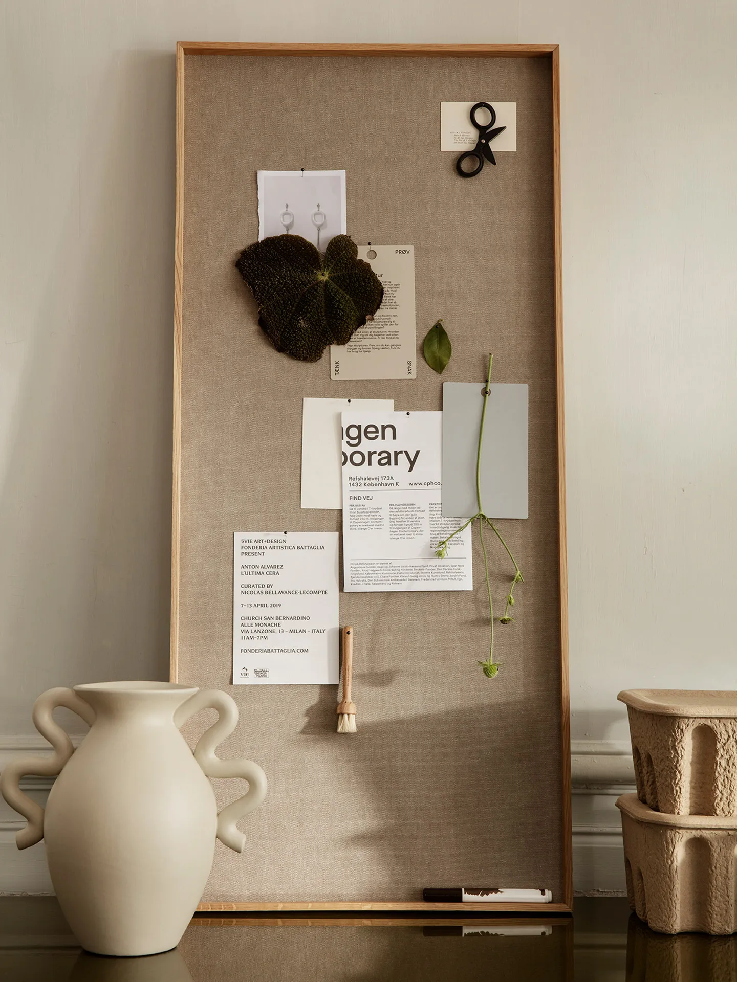 Scenery notice-board 45x100 cm, Natural Oak Ferm Living