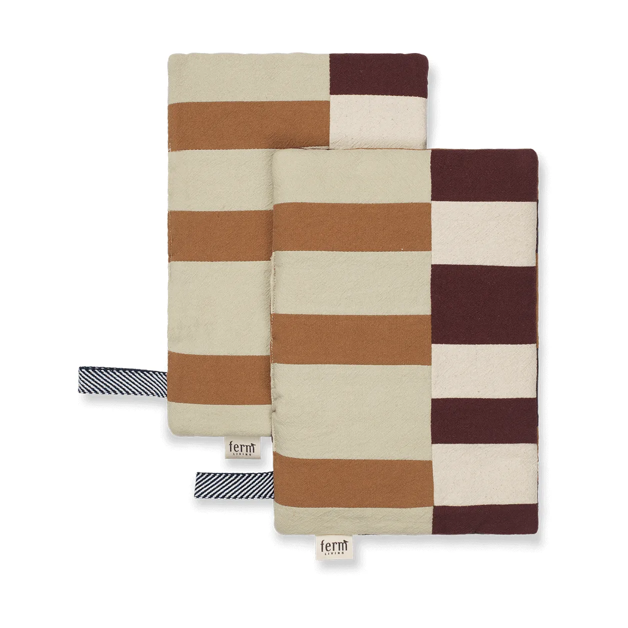 Section oven mitt 2-pack, Patchwork