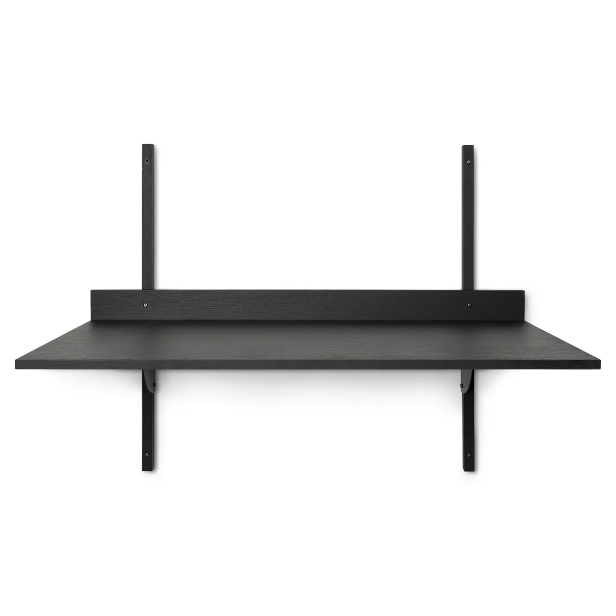 Ferm Living Sector desk black ash-black brass | Scandinavian Design | Desks | Black