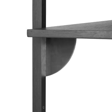 Sector shelf triple wide - Black ash-black - ferm LIVING