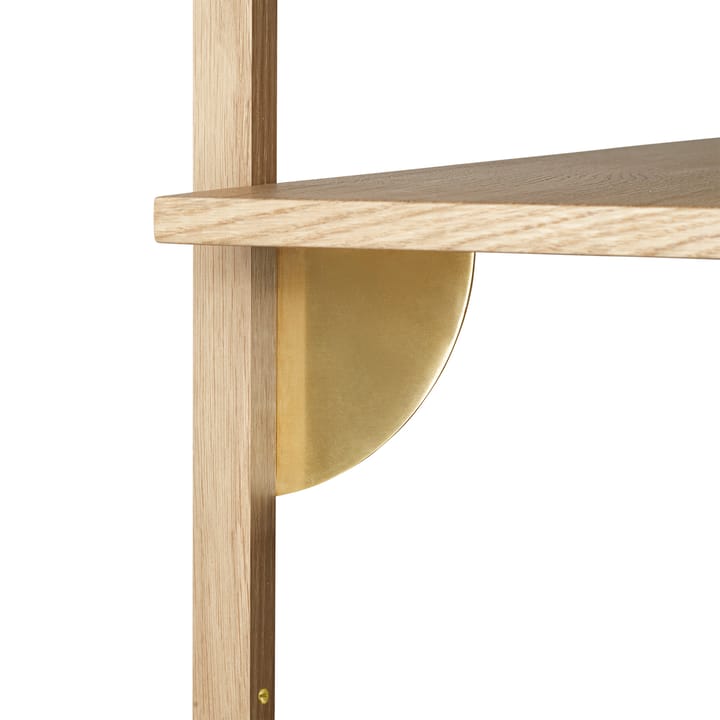 Sector shelf triple wide - Oak-bronze - ferm LIVING