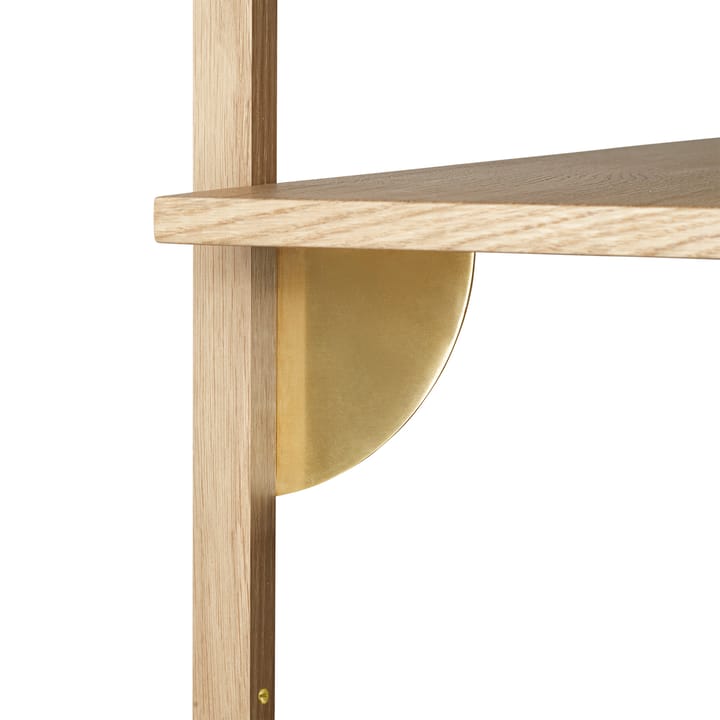 Sector shelfL/S, Oak-bronze Ferm Living