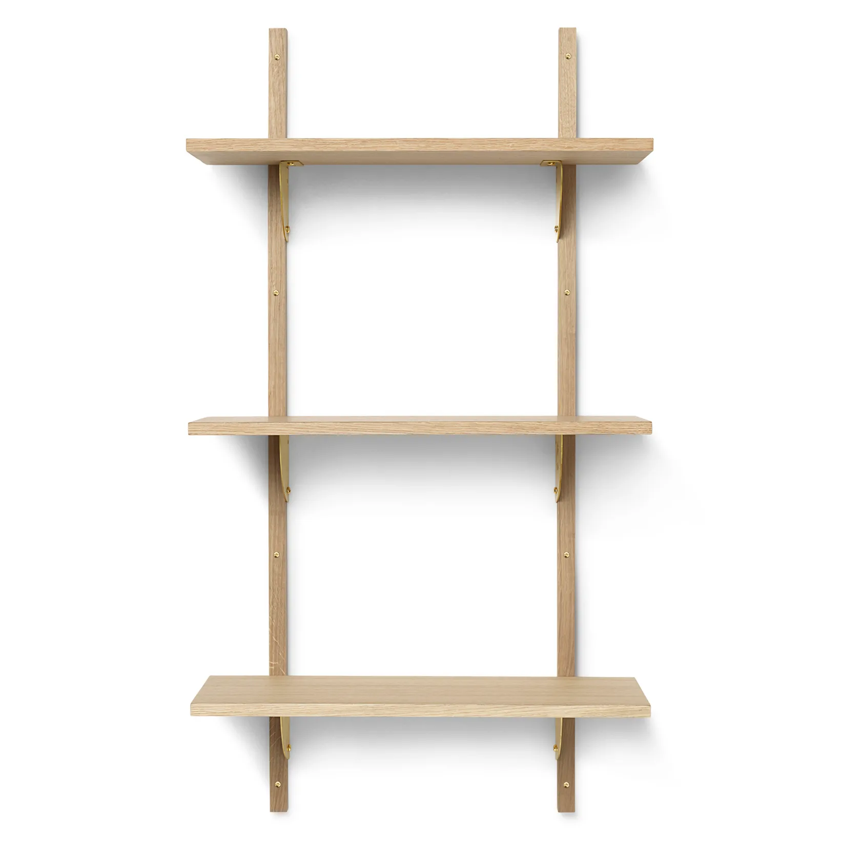 Sector shelfS/L, Oak-bronze Ferm Living