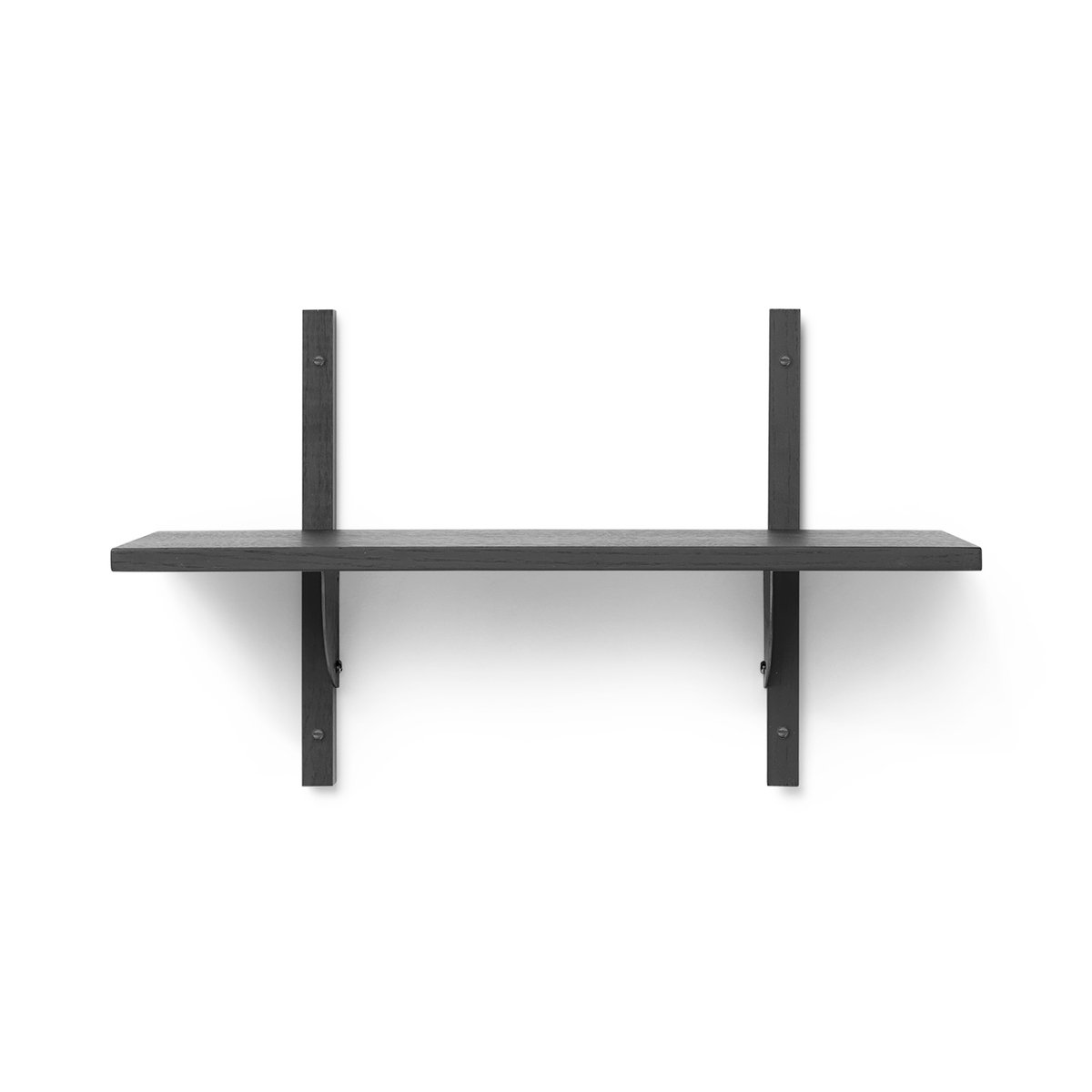 Ferm Living Sector shelfS/S Black ash-black | Scandinavian Design | Shelves & shelving systems | Black