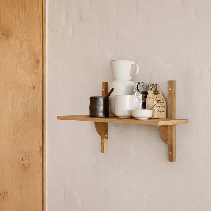 Sector shelfS/S, Oak-bronze Ferm Living