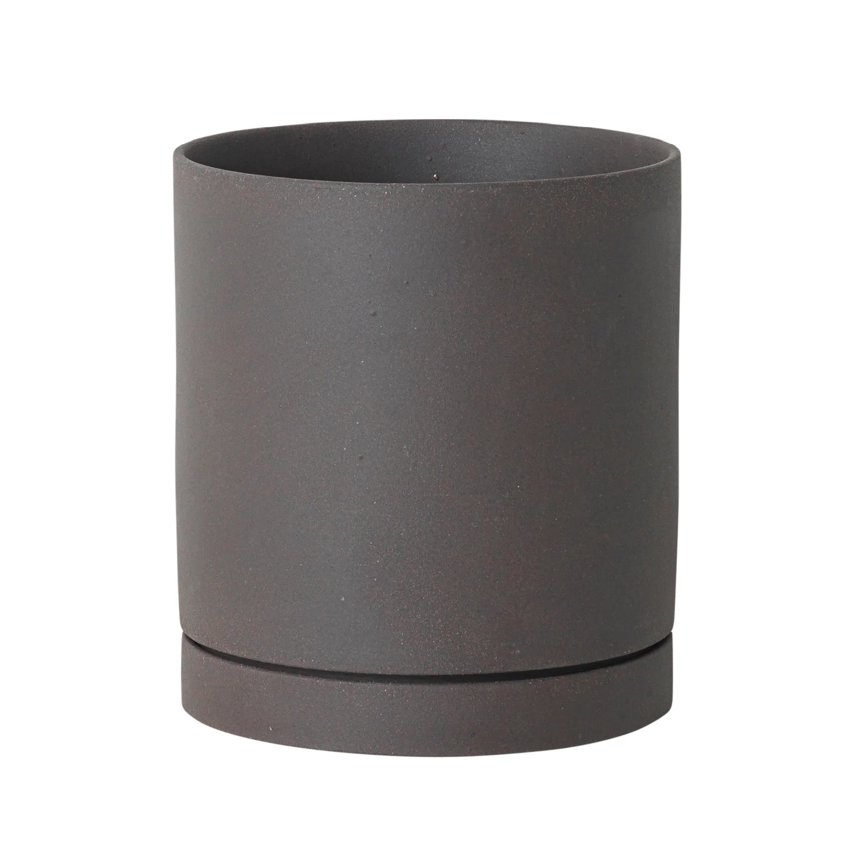 Sekki flower pot large Ø15.7 cm, charcoal Ferm Living