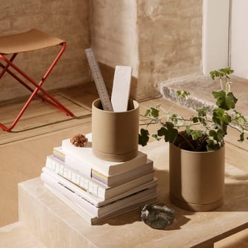 Sekki flower pot medium Ø13.5 cm - sand - Ferm Living