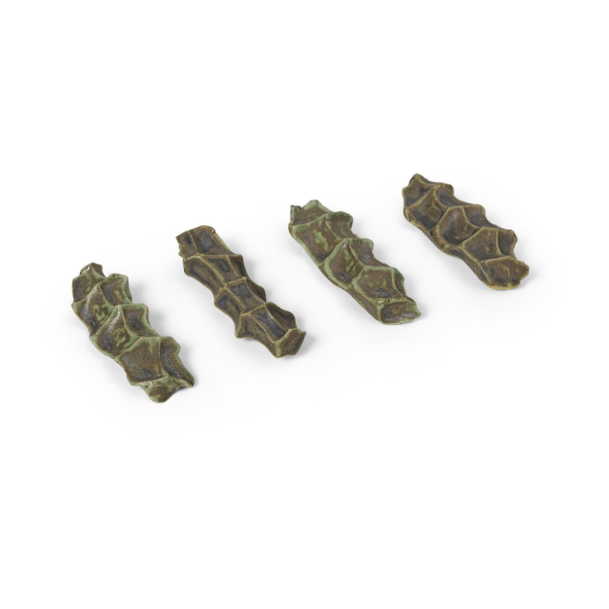 Ferm Living Serre cutlery holder 4-pack Moss green | Scandinavian Design | Cutlery holders | Green