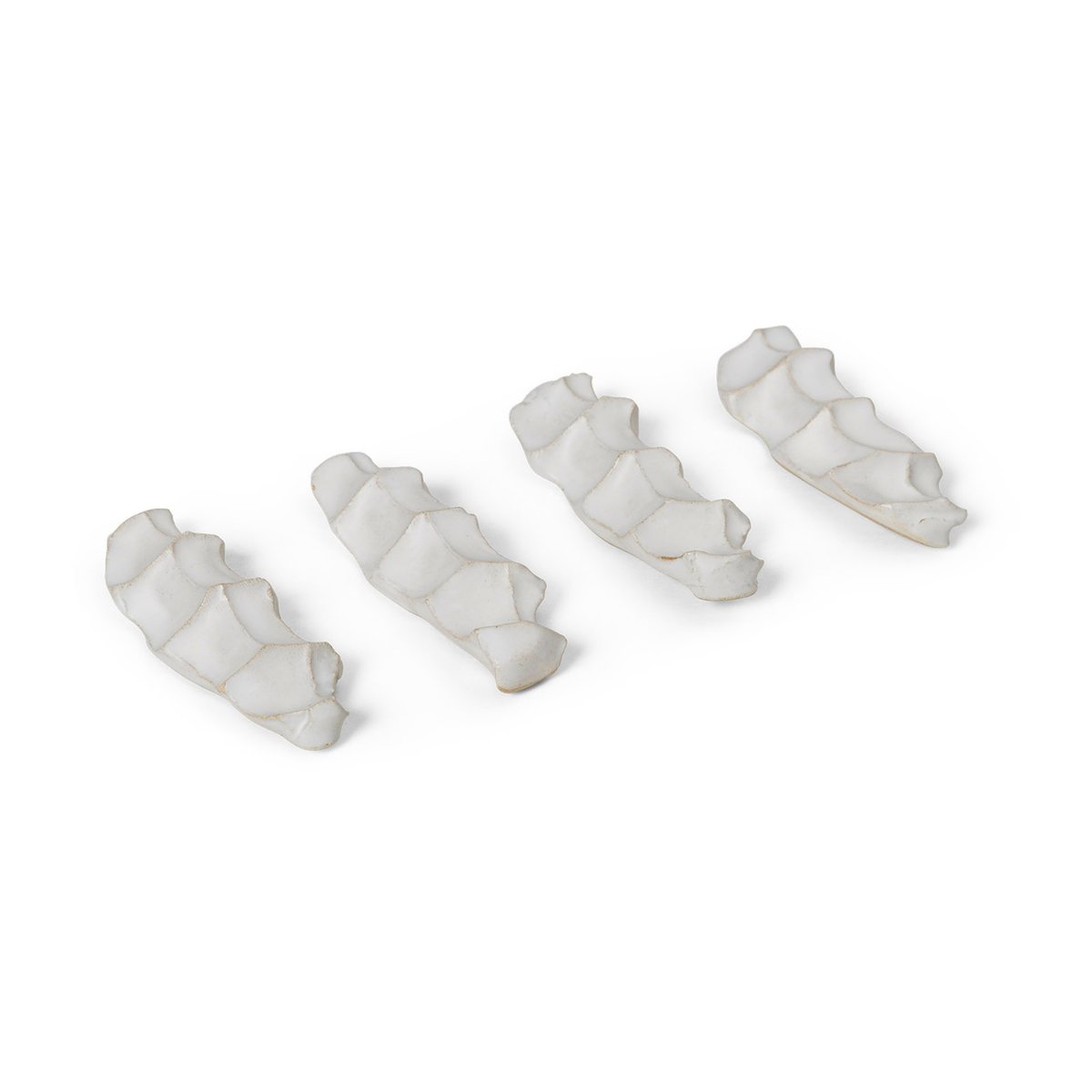 Ferm Living Serre cutlery holder 4-pack Off-white | Scandinavian Design | Cutlery holders | White