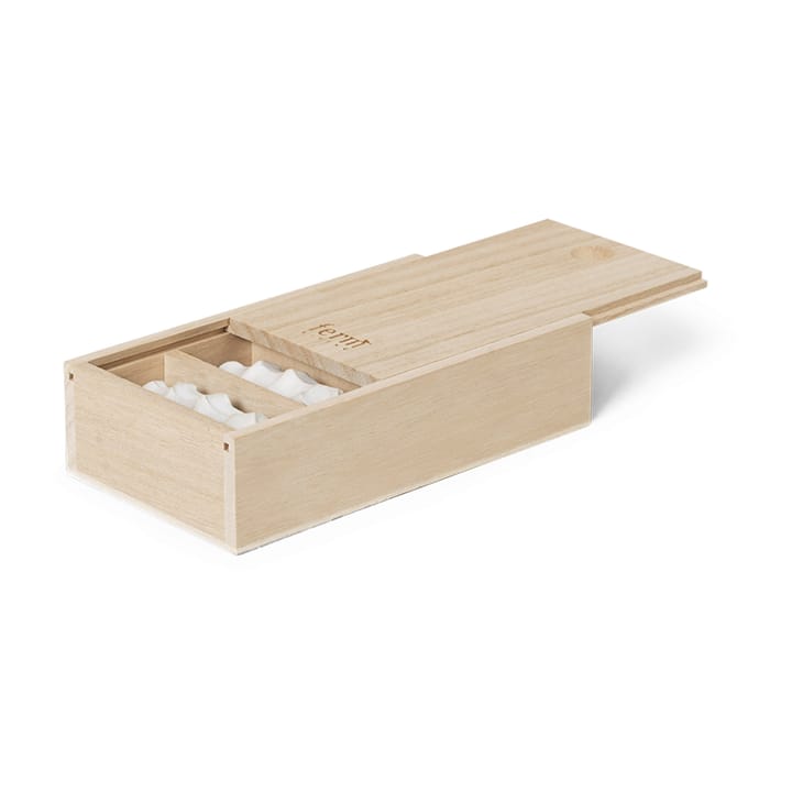 Serre cutlery holder 4-pack - Off-white - ferm LIVING