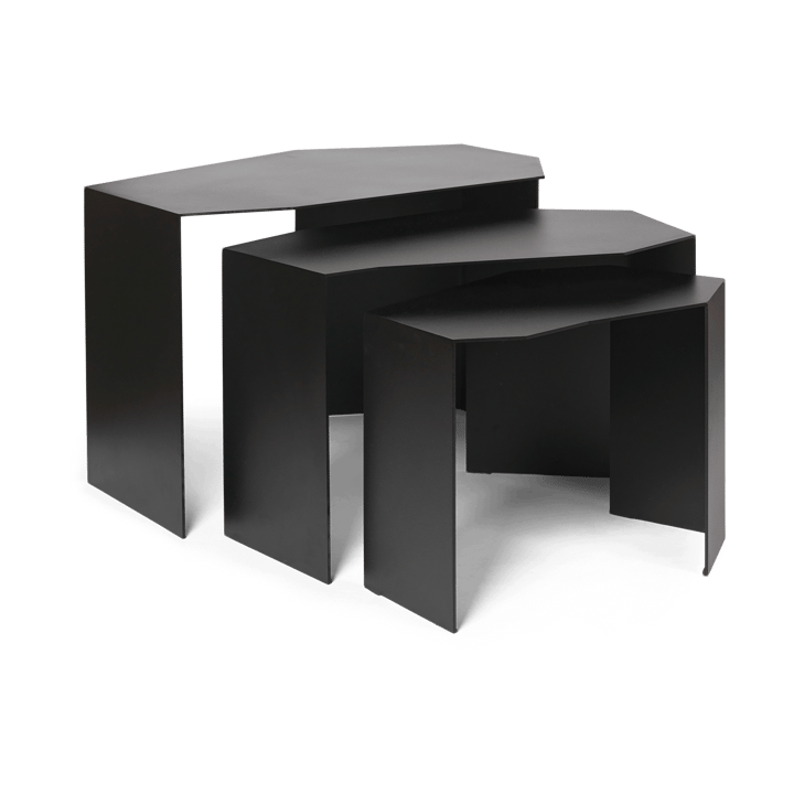 Shard cluster table 3-pack - Black - Ferm LIVING