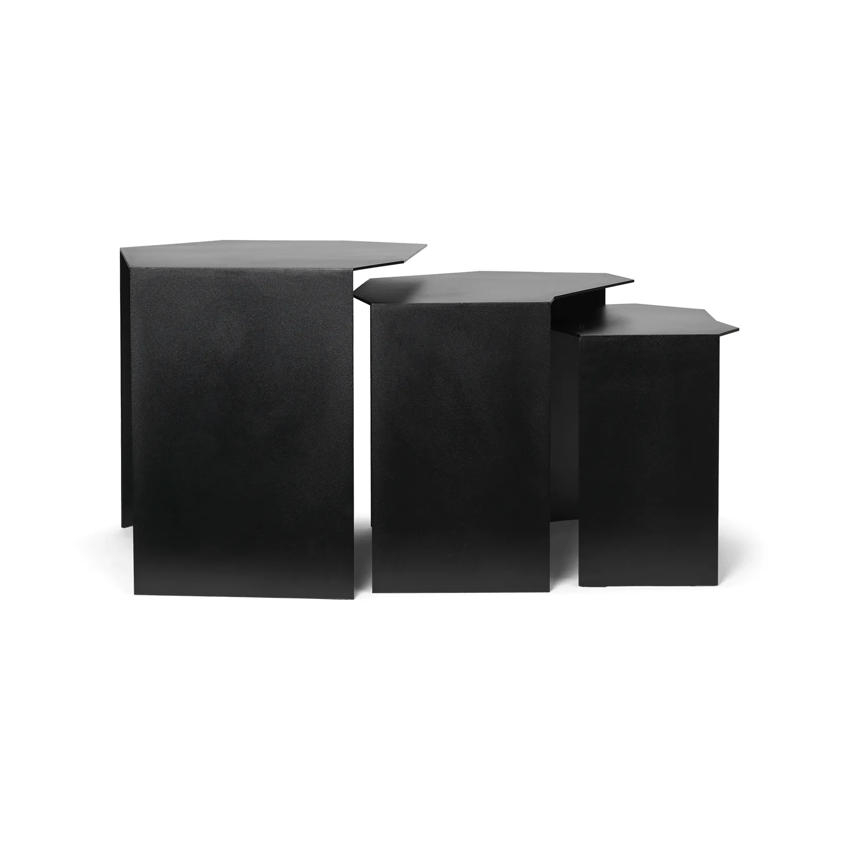 Shard cluster table 3-pack, Black Ferm Living