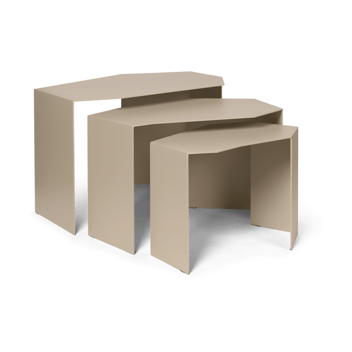 Shard cluster table 3-pack - Cashmere - Ferm Living