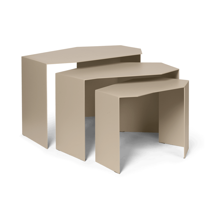 Shard cluster table 3-pack - Cashmere - Ferm LIVING