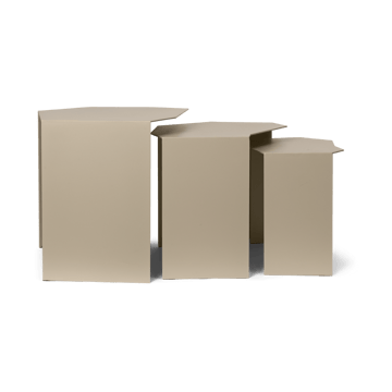 Shard cluster table 3-pack - Cashmere - Ferm Living