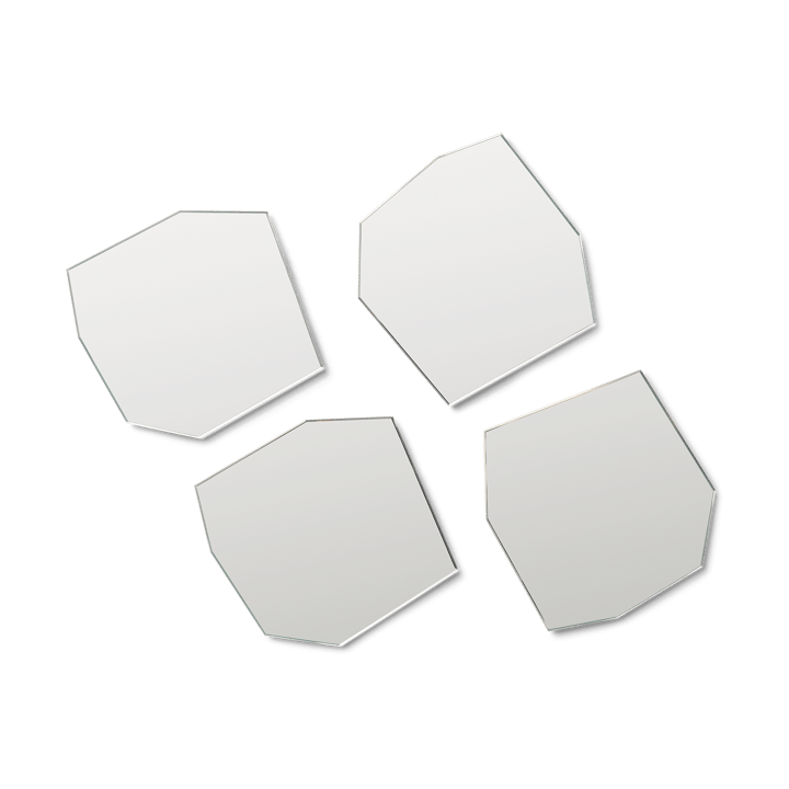 Shard coaster 4-pack, Mirror Ferm Living