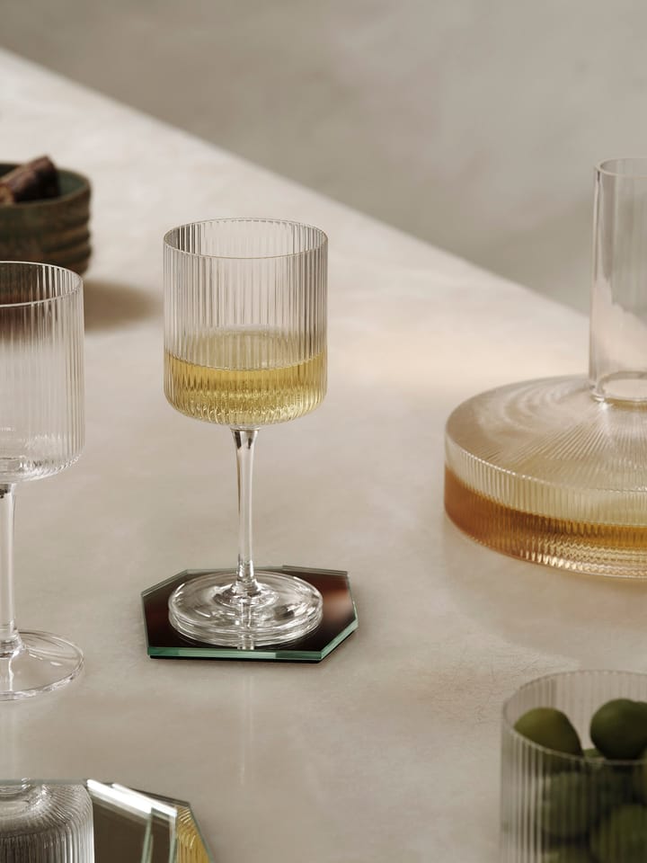 Shard coaster 4-pack, Mirror Ferm Living