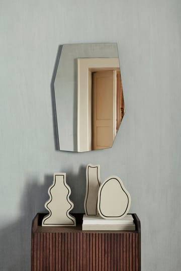 Shard mirror 50,5x76,4 cm - Black - ferm LIVING