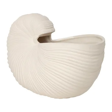 Shell flower pot - Off white - Ferm Living