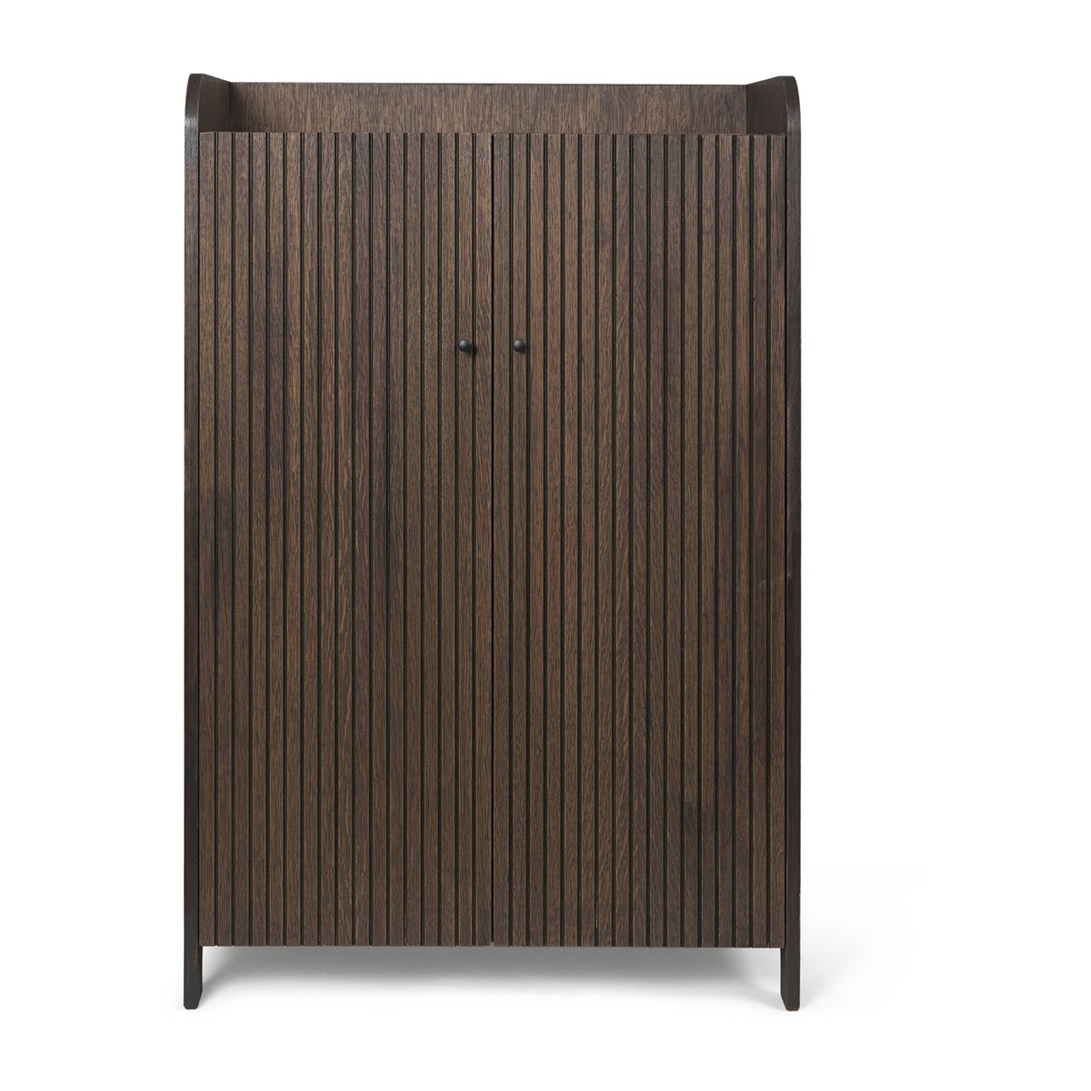 Ferm Living Sill Low cabinet Dark stained oak | Scandinavian Design | Display & glass cabinets | Brown