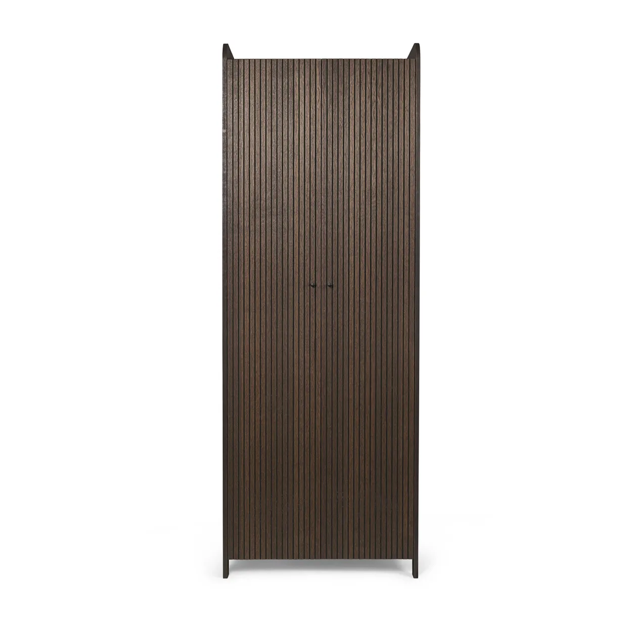 Ferm Living Sill Tall cabinet Dark stained oak | Scandinavian Design | Display & glass cabinets | Brown