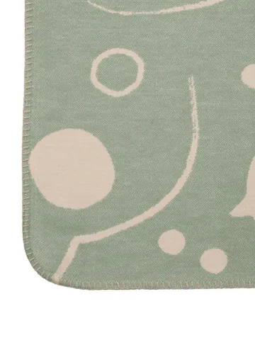 Skye blanket - Tea green-parchment, 80x120 cm - Ferm Living