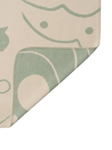 Skye blanket - Tea green-parchment, 80x120 cm - Ferm Living